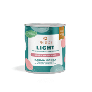 LIGHT Karma mokra Jeleń z warzywami – monobiałkowa formuła dla psów dorosłych 400g