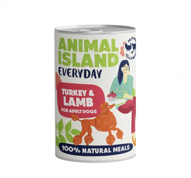Animal Island Everyday Mokra karma dla psa indyk jagnięcina