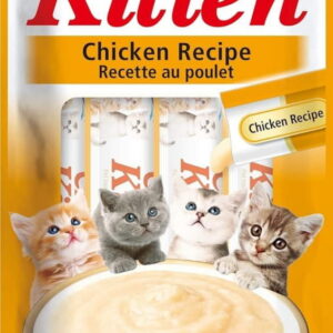 INABA CHURU Kitten Kremowe przysmaki dla kociąt z kurczakiem 4x14g