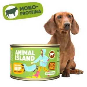 Animal Island Mokra karma dla psa wołowina z marchewką 400g