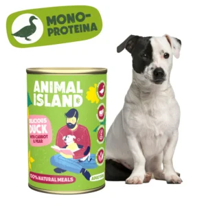 Animal Island Kaczka z marchewką i gruszką Mokra karma dla psa 400 g