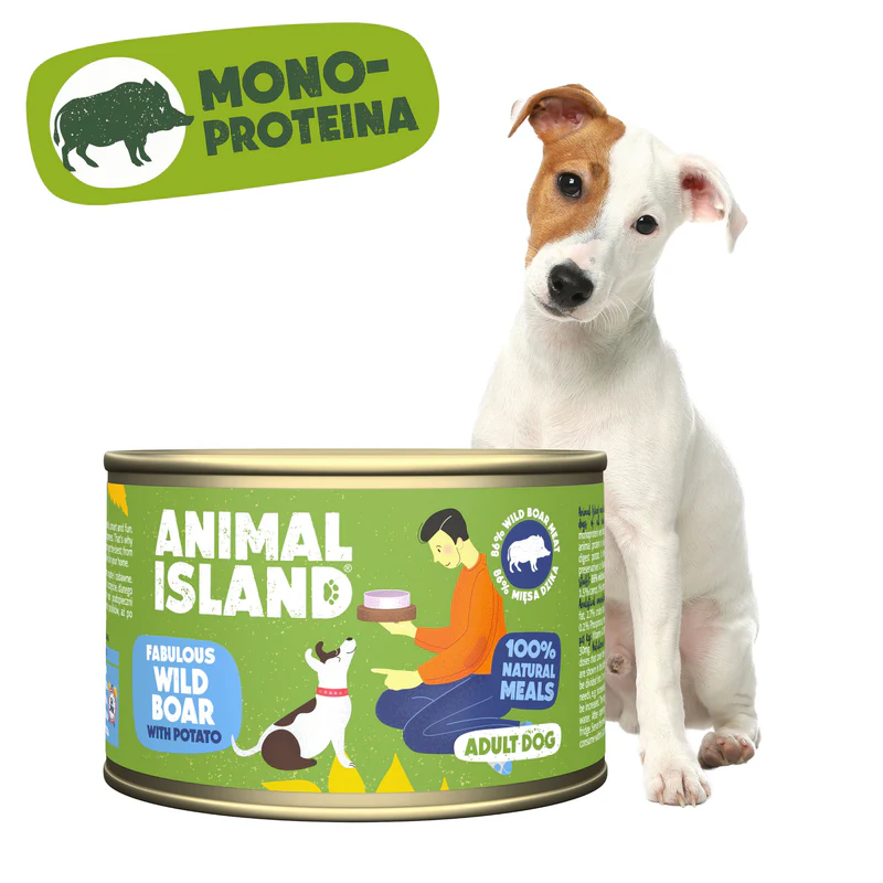 Animal Island Dziczyzna z ziemniakami Mokra karma dla psa 410 g