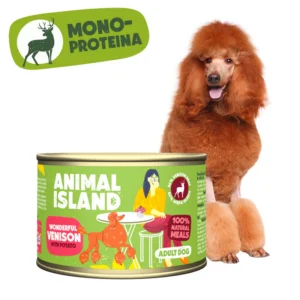 Animal Island Jeleń z ziemniakami Mokra karma dla psa 410 g