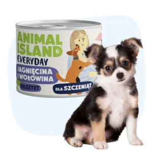 Animal Island Everyday Posiłek z wołowiny i jagnięciny dla szczeniąt