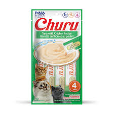 INABA Cat Churu Tuna Chicken Krem Tuńczyk Kurczak 4x14g