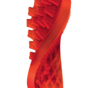 Pet+Me Firm Silicone Brush Red - szczotka silikonowa dla psa, do gęstej i długiej sierści z grubym podszerstkiem