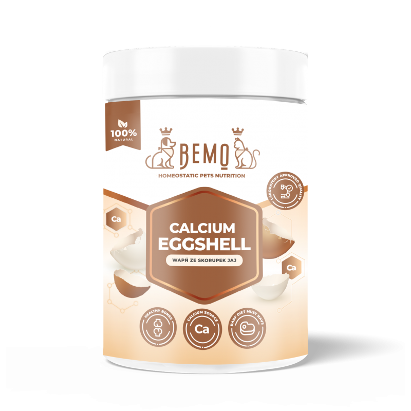 Bemo Calcium EggShell – wapń ze skorupek jaj dla psa i kota 350g