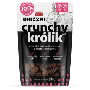 Crunchy królik – Mięta Pokrzywa 80g