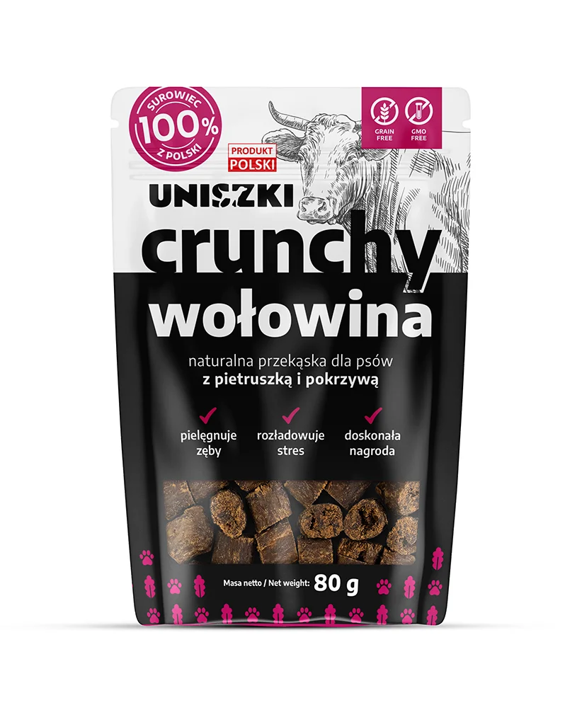 Crunchy wołowina – Pietruszka Pokrzywa 80g