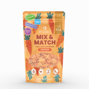 MIX & MATCH Marchew Przysmaki liofilizowane 15g