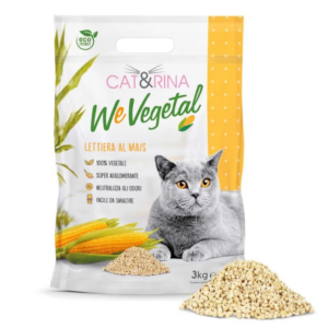 Cat&Rina WeVegetal Corn Litter - kukurydziany żwirek dla kota, zbrylający, biodegradowalny 5,5L