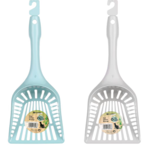 Flamingo Cat Litter Scoop - szufelka, łopatka do sprzątania kuwety Szara