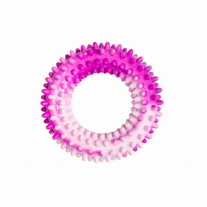 Sum Plast Gryzak Ring z kolcami zapachowy dla psa mix kolorów śr. 12cm
