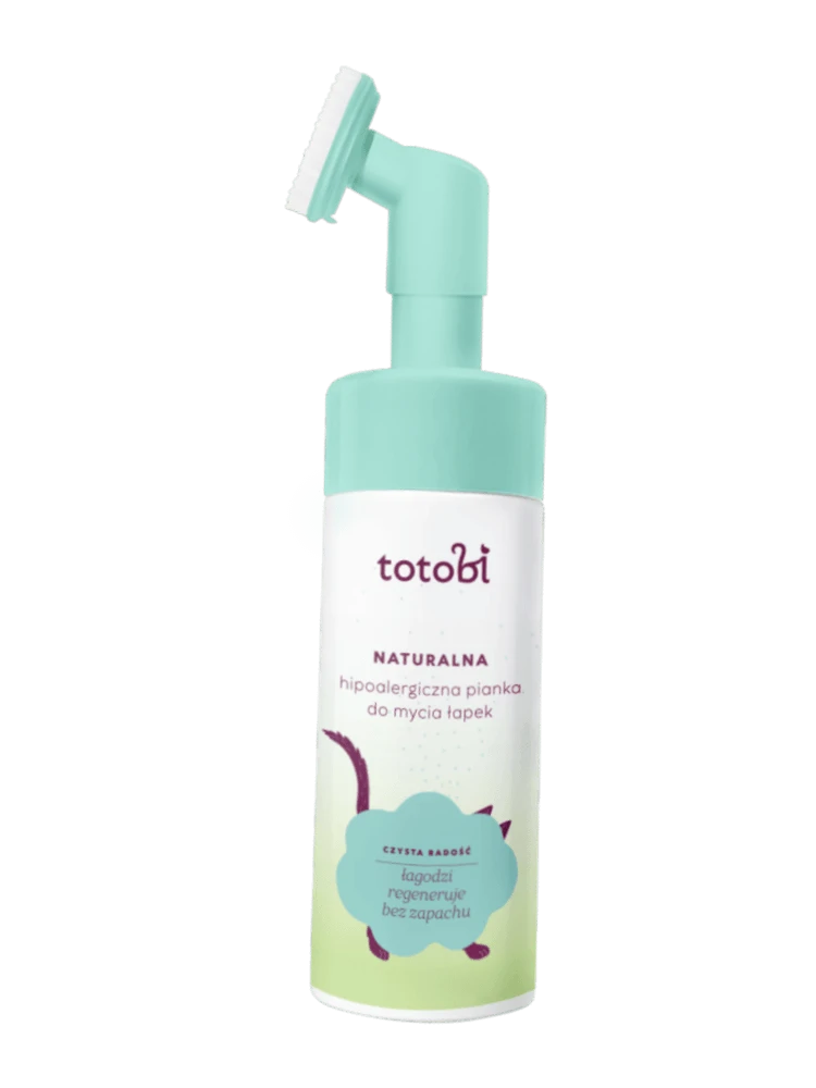 Naturalna Hipoalergiczna pianka do mycia łapek dla psa i kota, 200 ml
