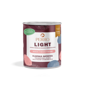 LIGHT Karma mokra Koza z warzywami – monobiałkowa formuła dla psów dorosłych 400g