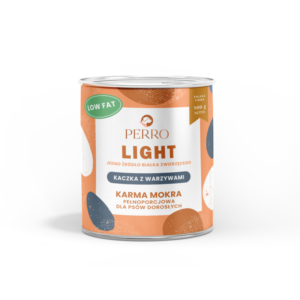 LIGHT Karma mokra Kaczka z warzywami – monobiałkowa formuła dla psów dorosłych 400g