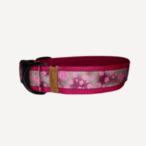 obroża na klamrę Sakura / Foxy Blossom DUET